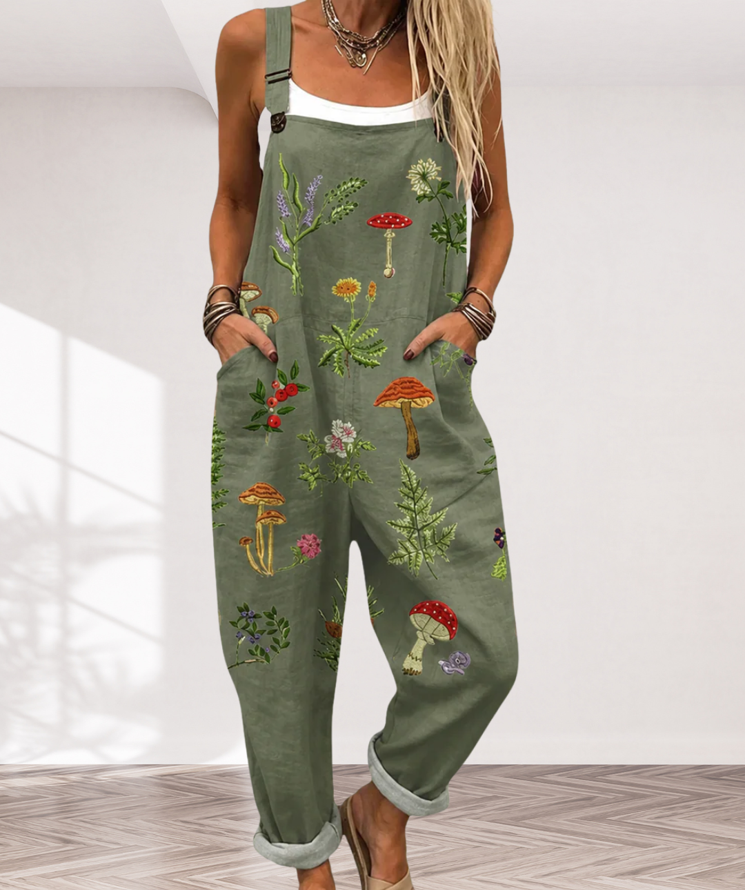 Comfortable Printed Jumpsuit