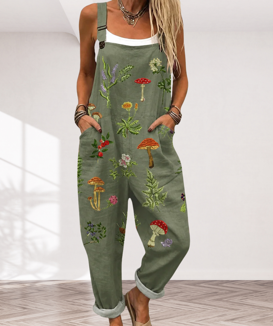 Comfortable Printed Jumpsuit