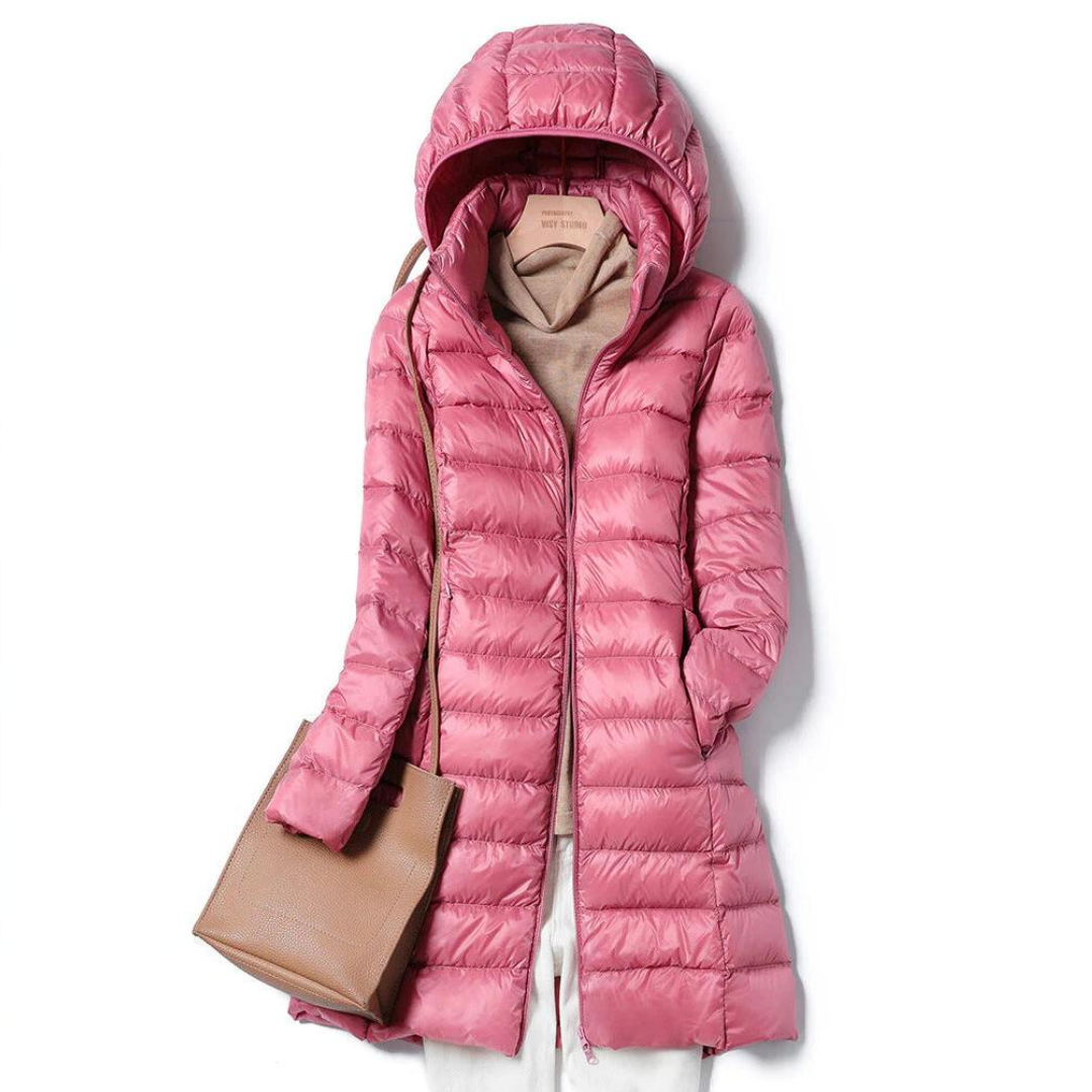 Katie™ Long Ultralight Puff Down Jacket
