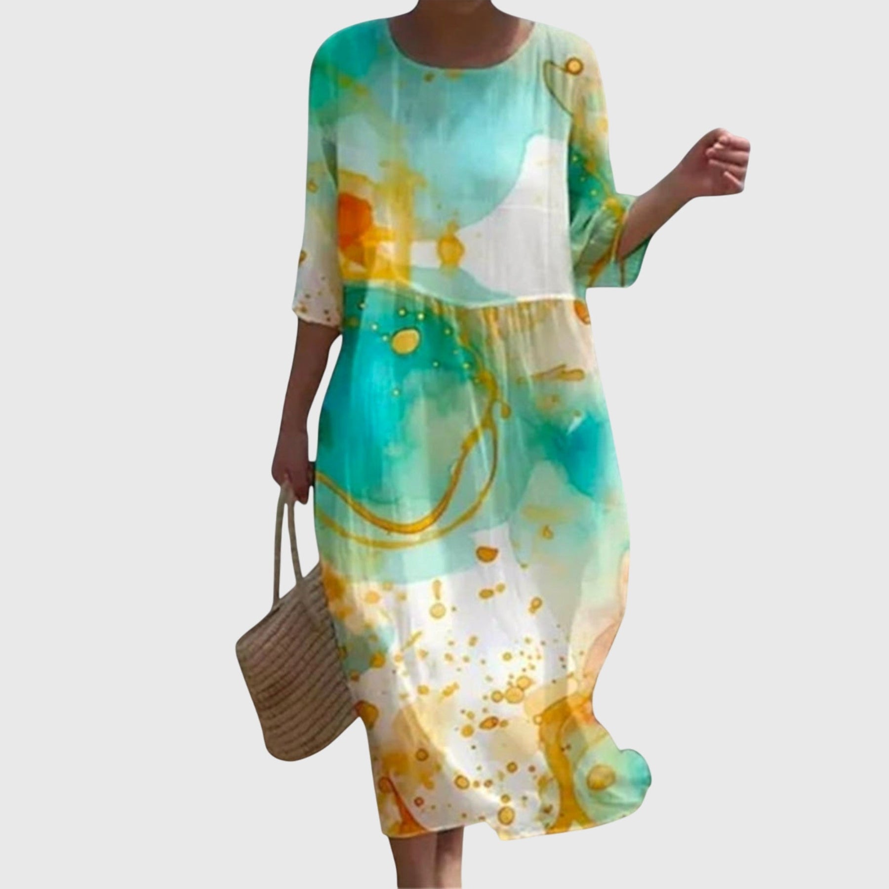 Olivia | Stylish Floral Maxi Dress