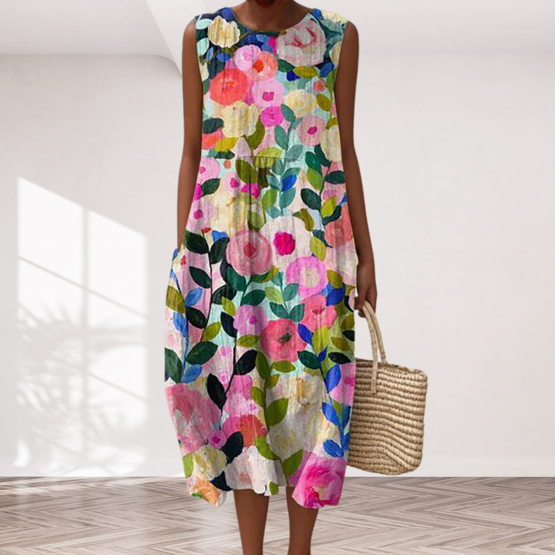Ava™ Floral Midi Dress
