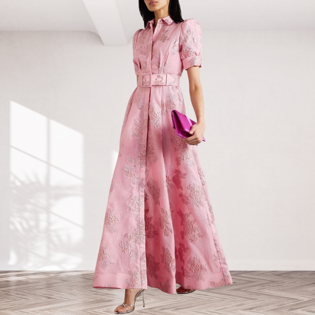 Anabella | Dress with Short Puff Sleeves