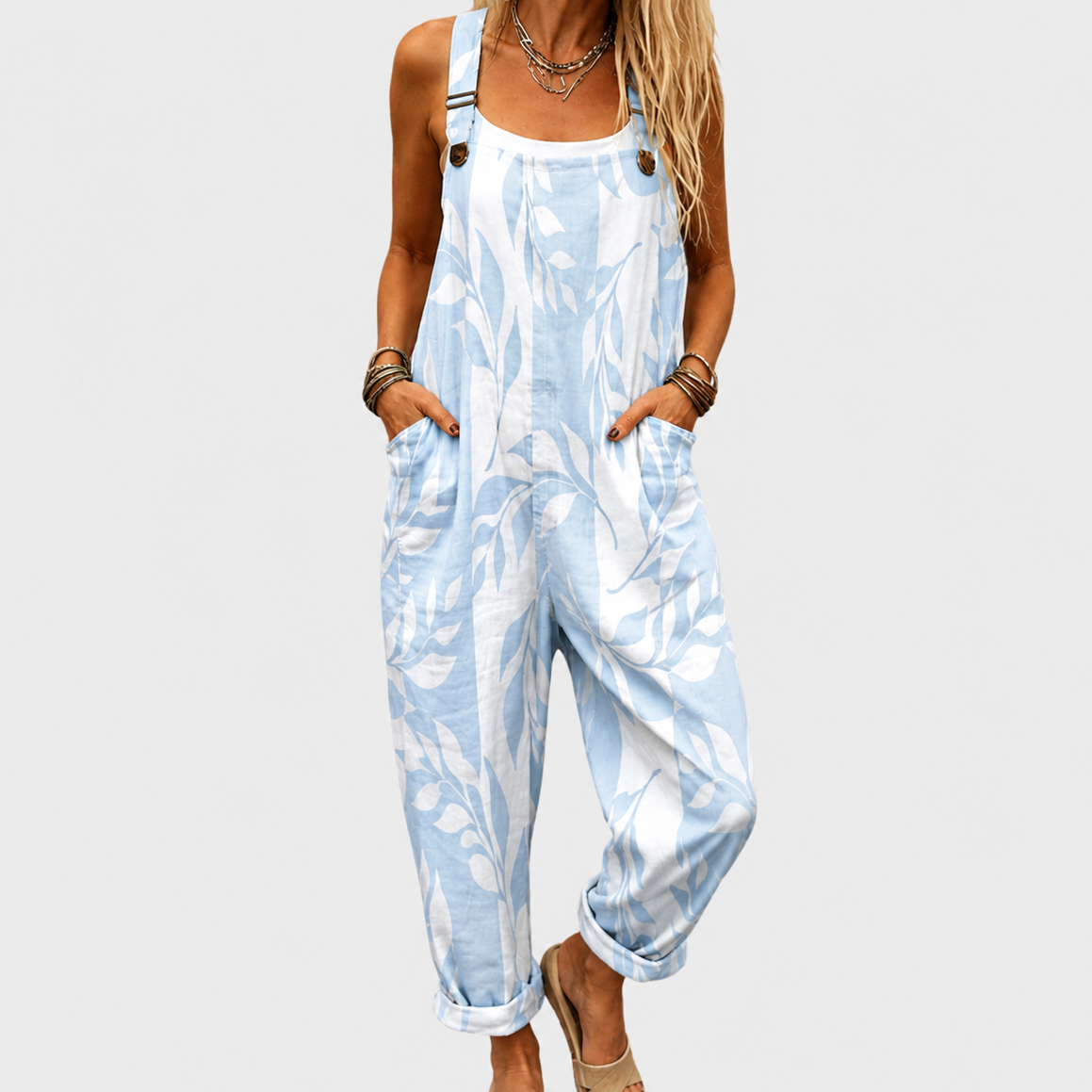 Comfortable Printed Jumpsuit