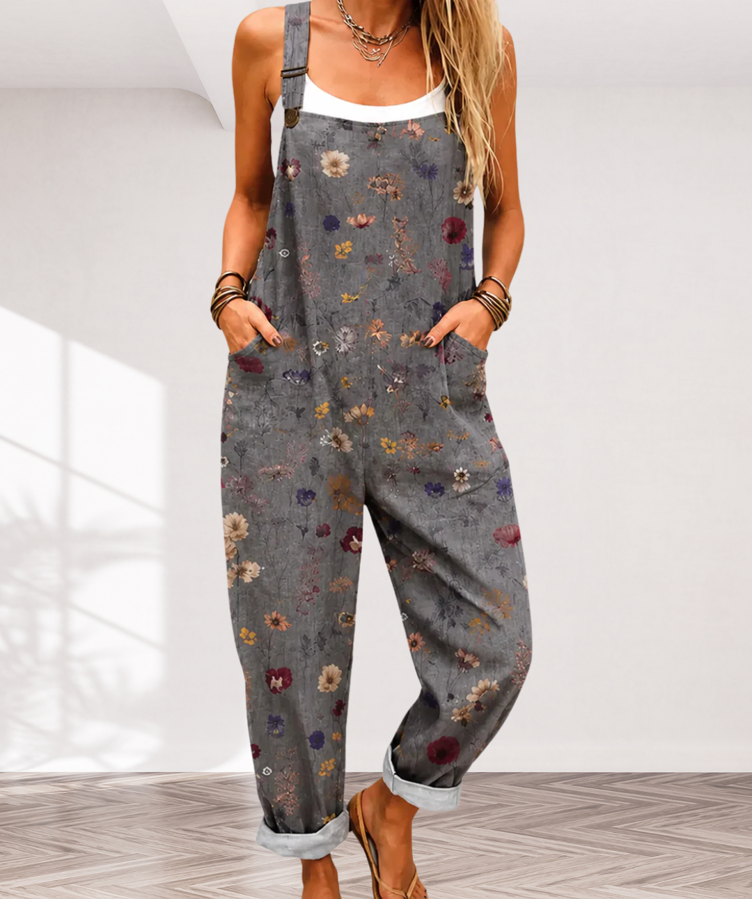 Comfortable Printed Jumpsuit