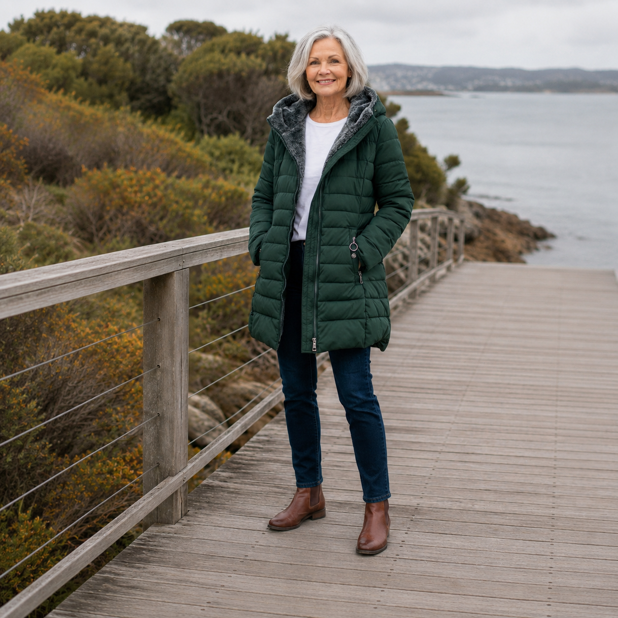 JAMI™ | Quilted A-Line Winter Coat