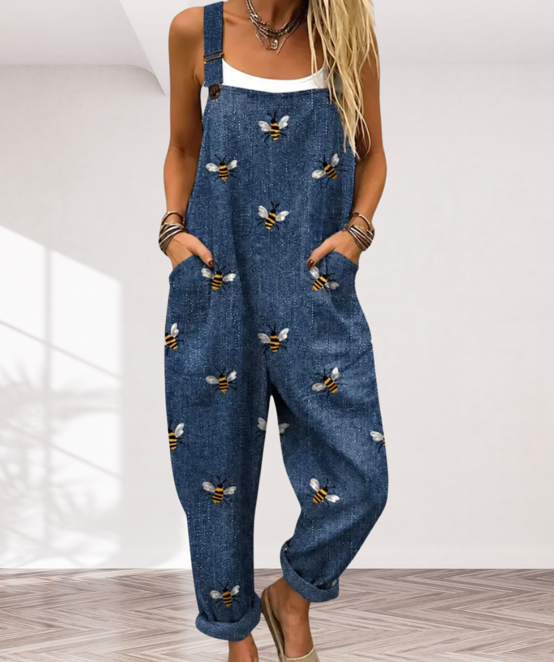 Comfortable Printed Jumpsuit