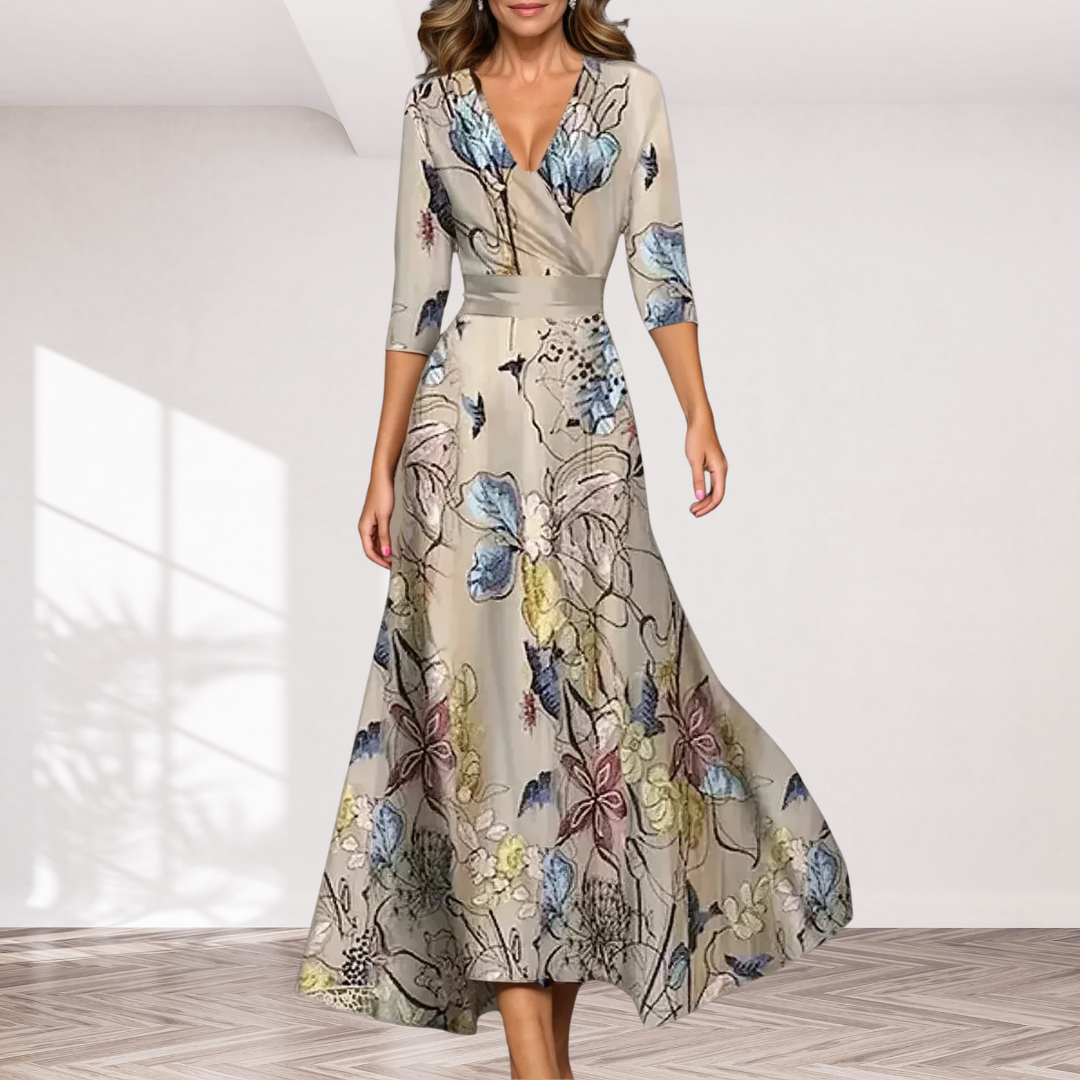 Patricia | Chic Dress with Floral Print
