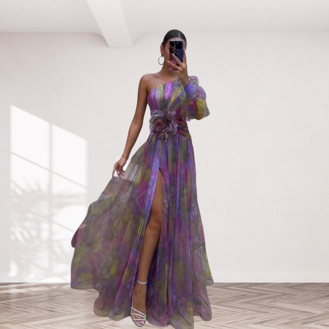 Helen | Elegant Colorful Dress
