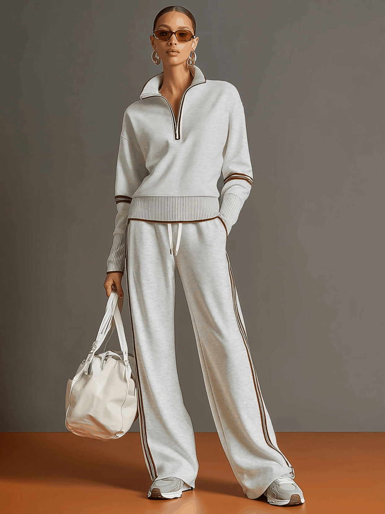 Marietta – blouse and wide-leg pants