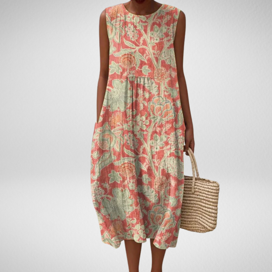 Beth | Floral Midi Dress