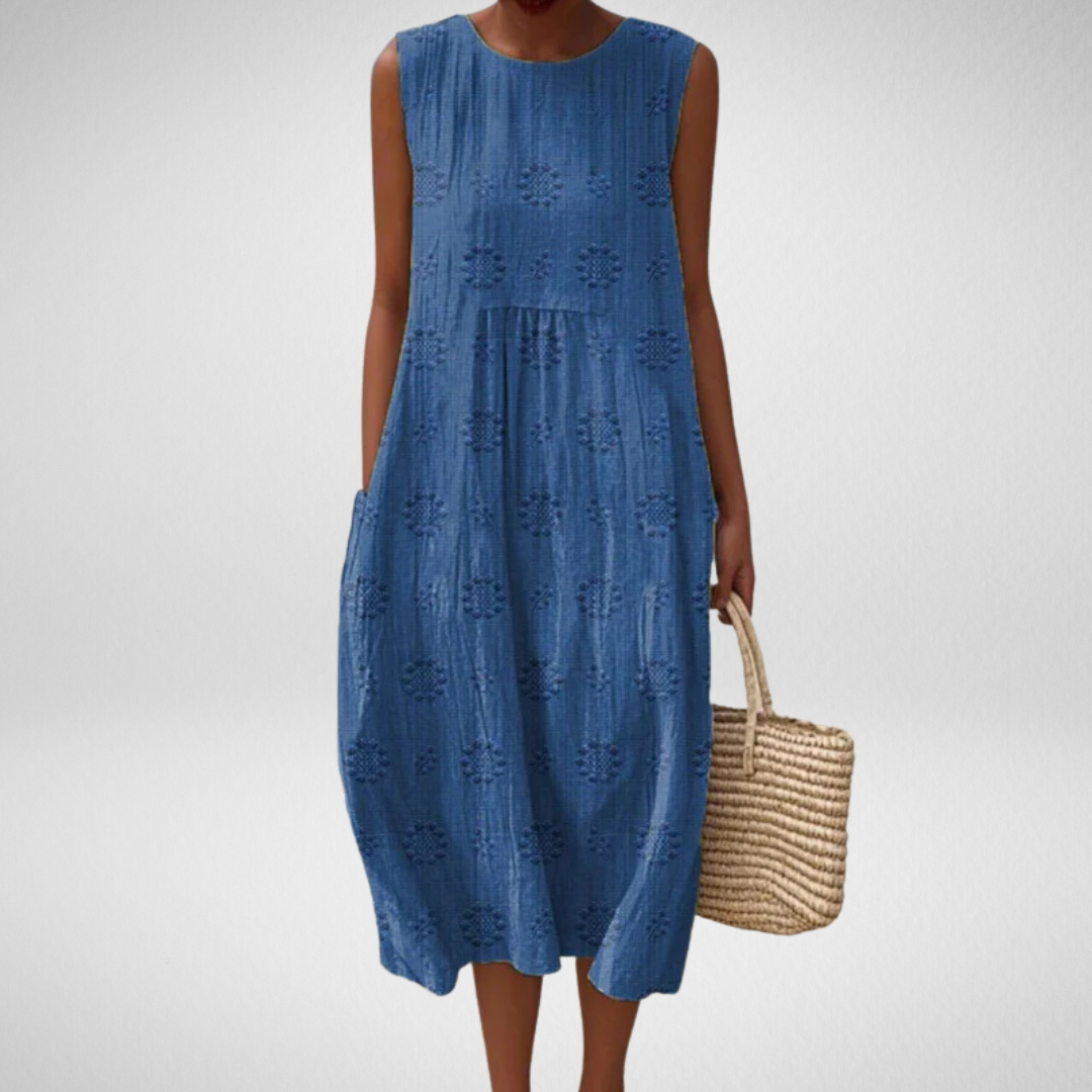 Sara™ Patterned Midi Dress