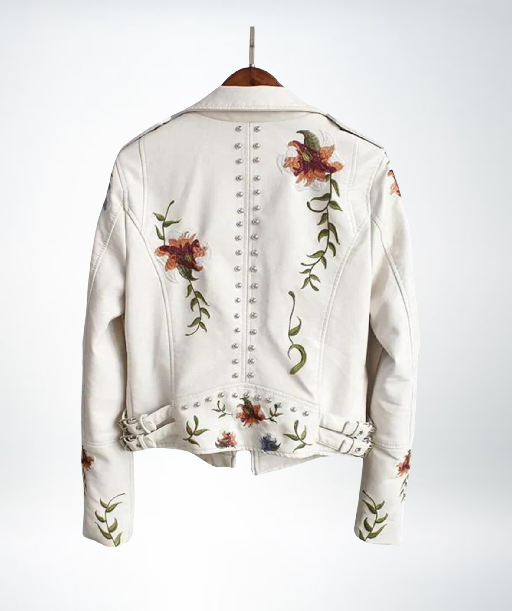 Rose™  Ladies Floral Leather Jacket
