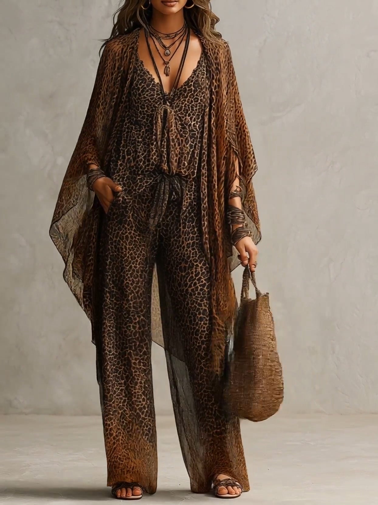 Luna Leopard Luxe Set