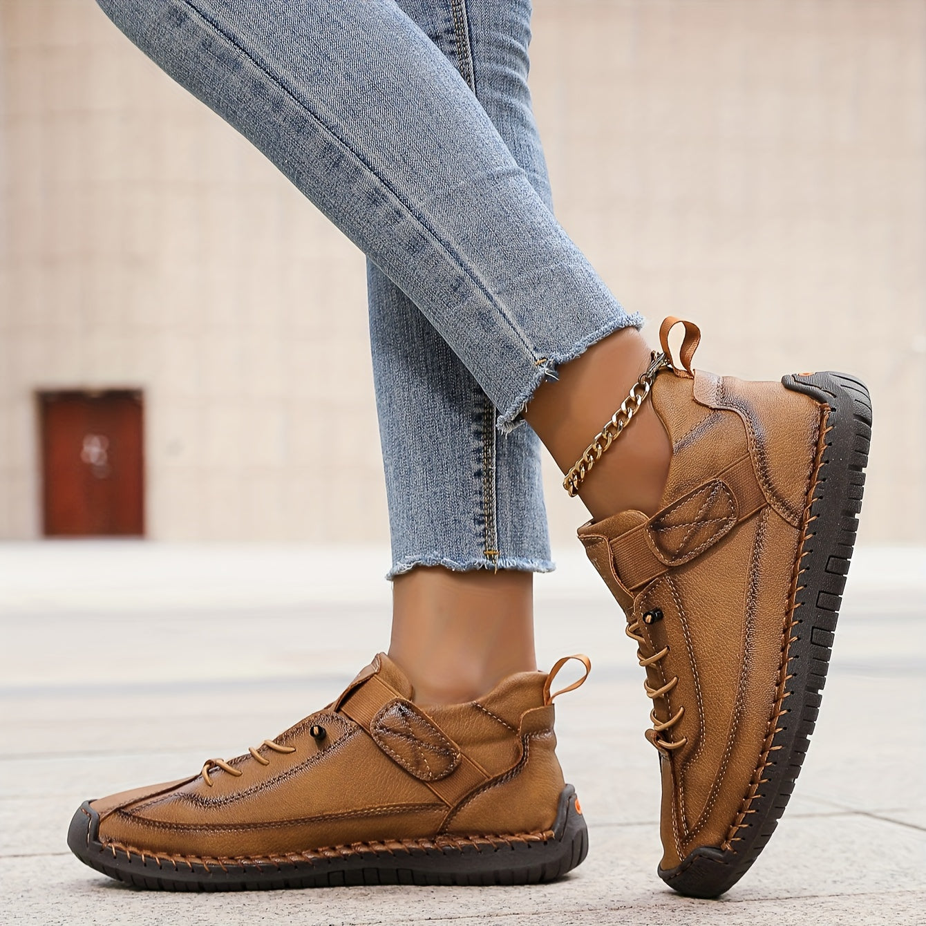 Margaux™ Orthopedic Leather Ankle Shoes
