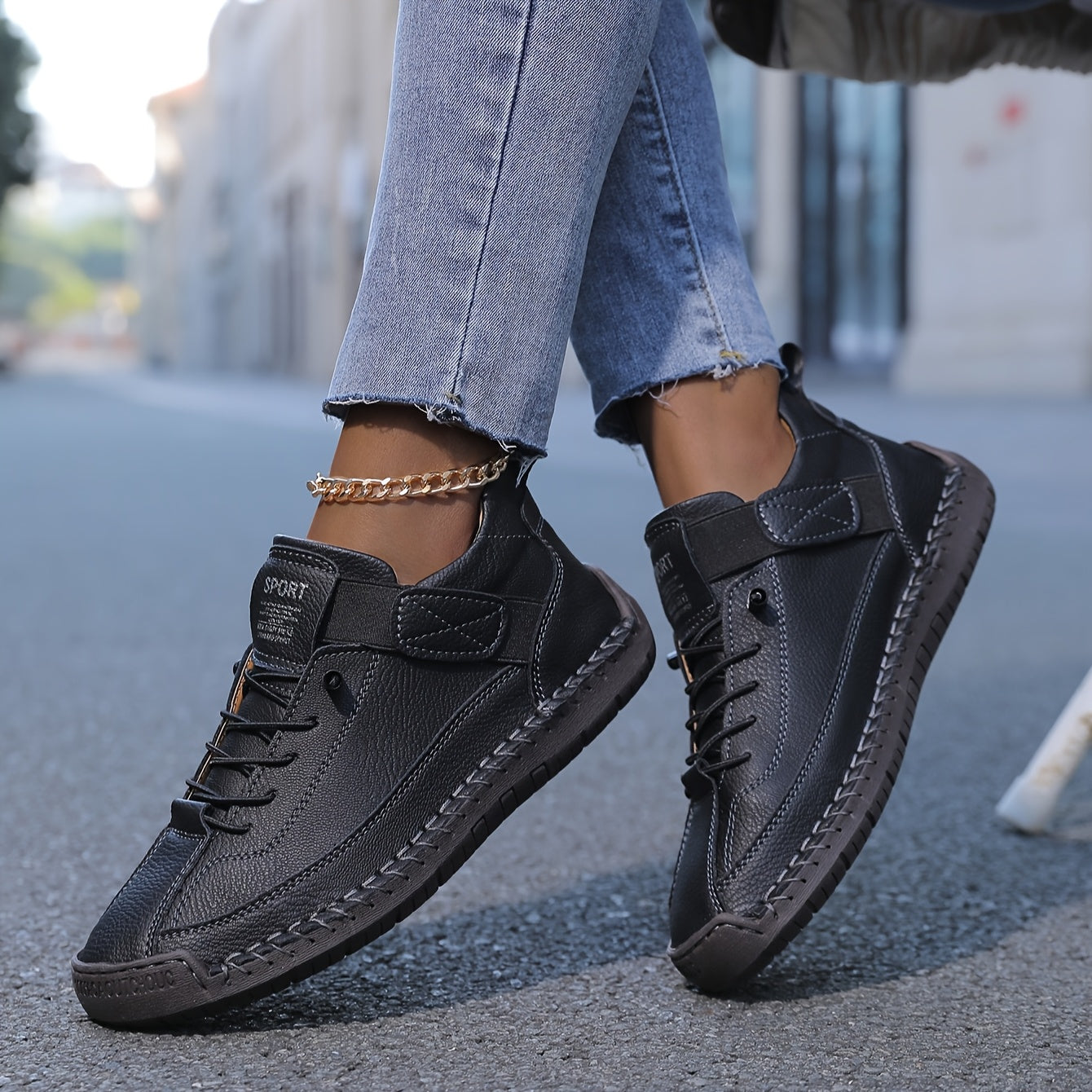 Margaux™ Orthopedic Leather Ankle Shoes