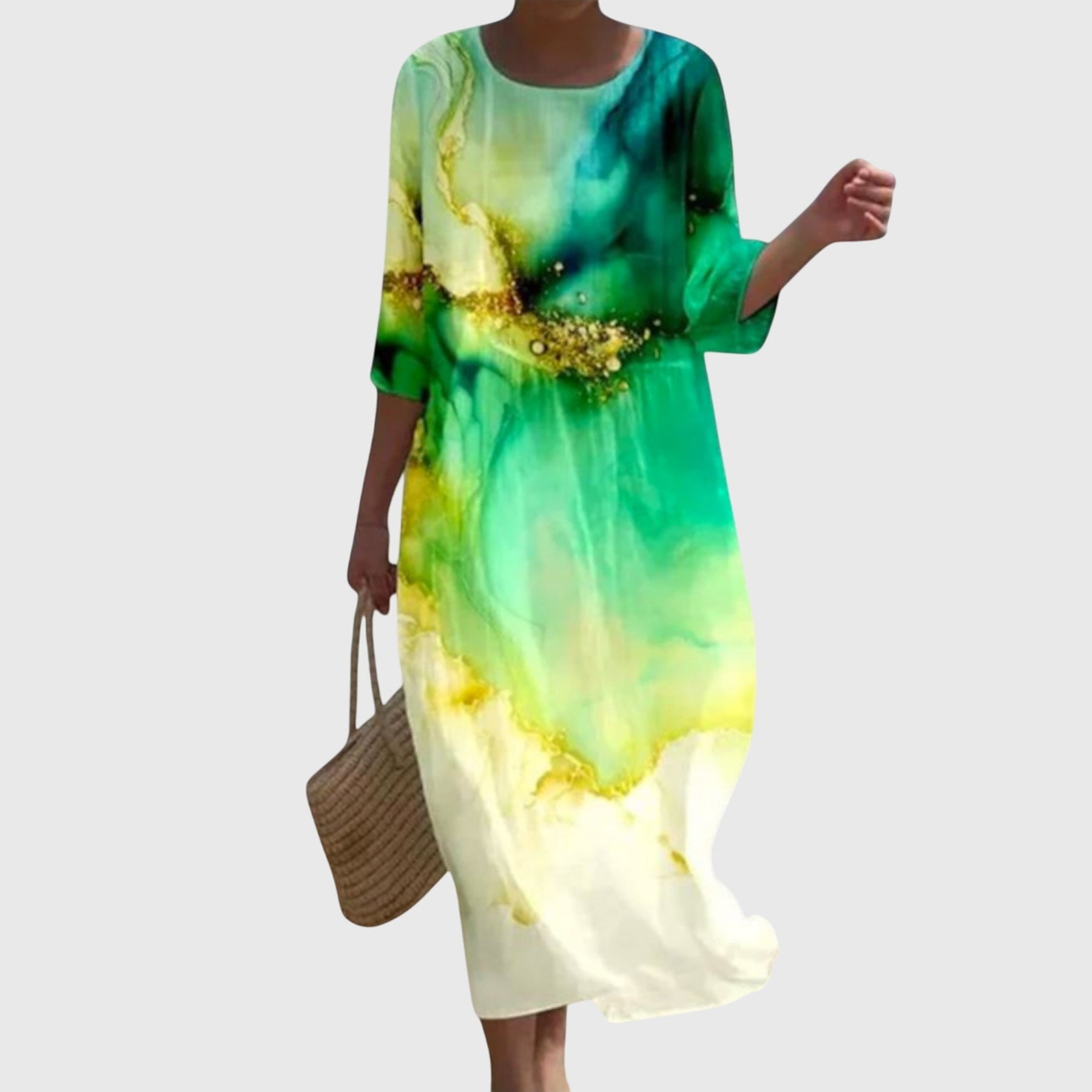 Olivia | Stylish Floral Maxi Dress