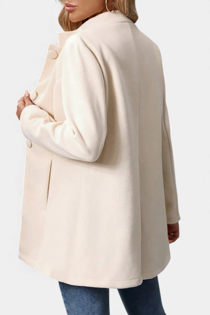 Lyana High Collar Long Sleeve Coat
