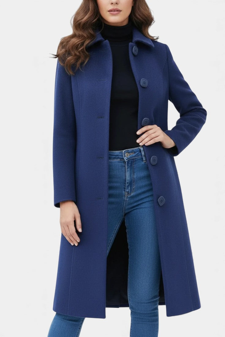 Varvara Fitted and Flared Winter Coat