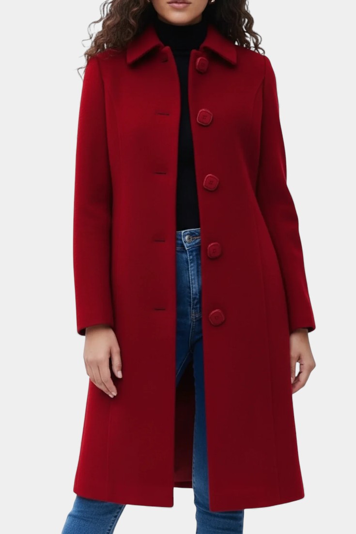 Varvara Fitted and Flared Winter Coat
