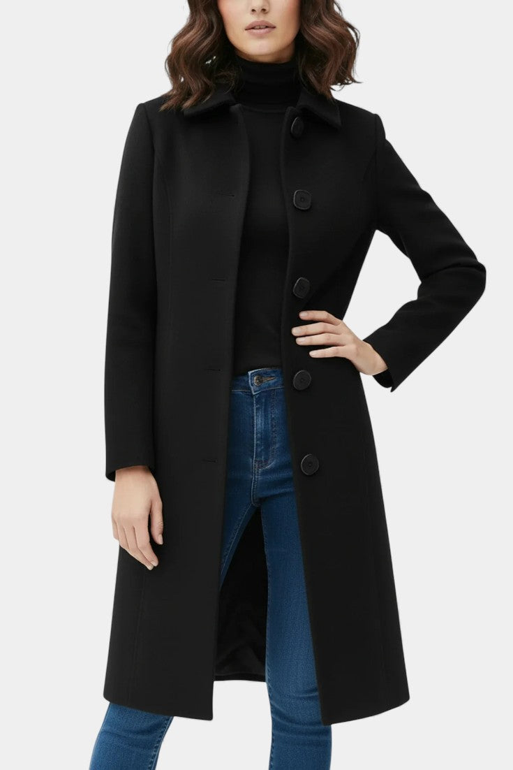 Varvara Fitted and Flared Winter Coat