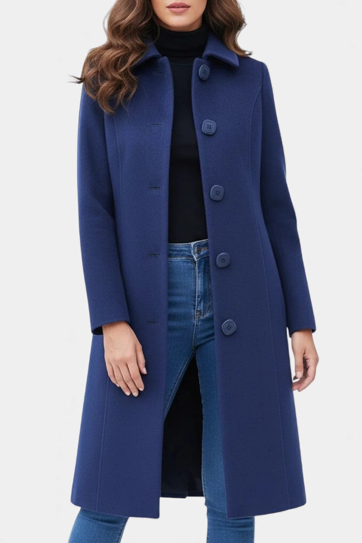 Varvara Fitted and Flared Winter Coat