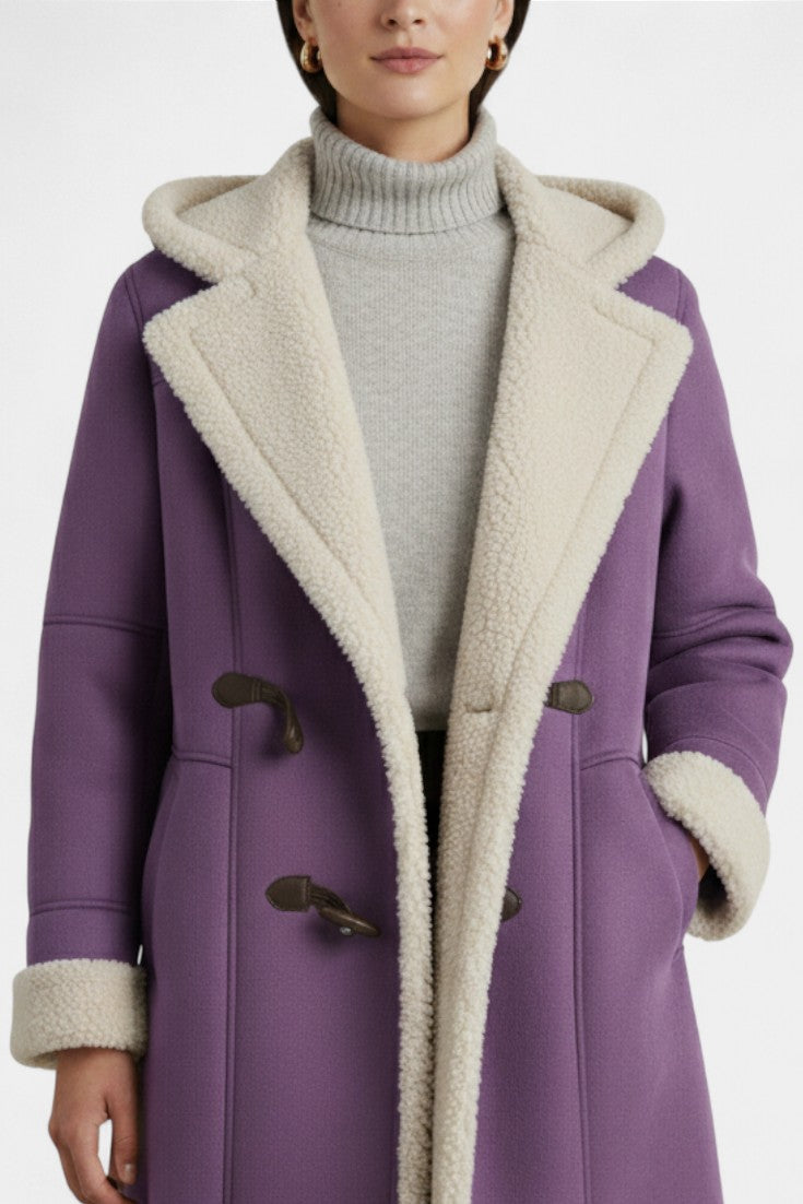 Katja Casual and Elegant Hooded Coat for Winter