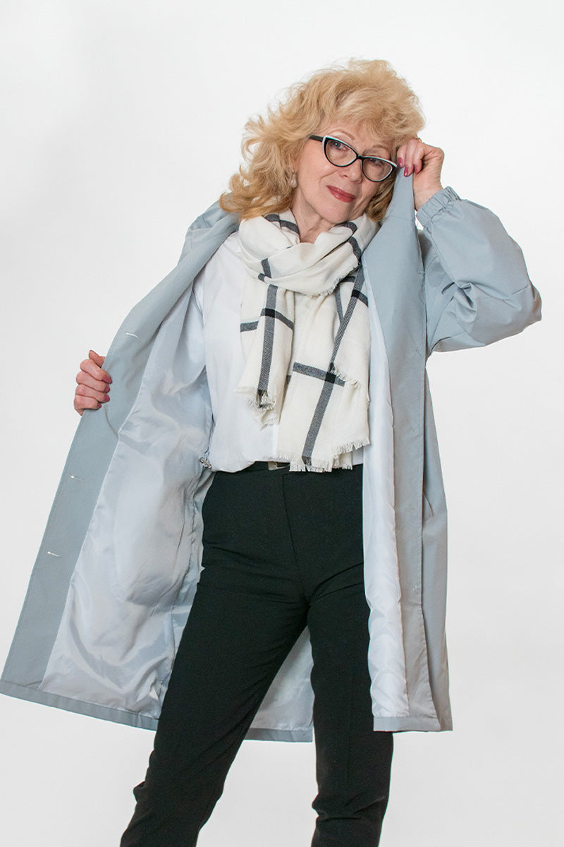 Rachel™ Water-Resistant Oversized Hooded Windbreaker